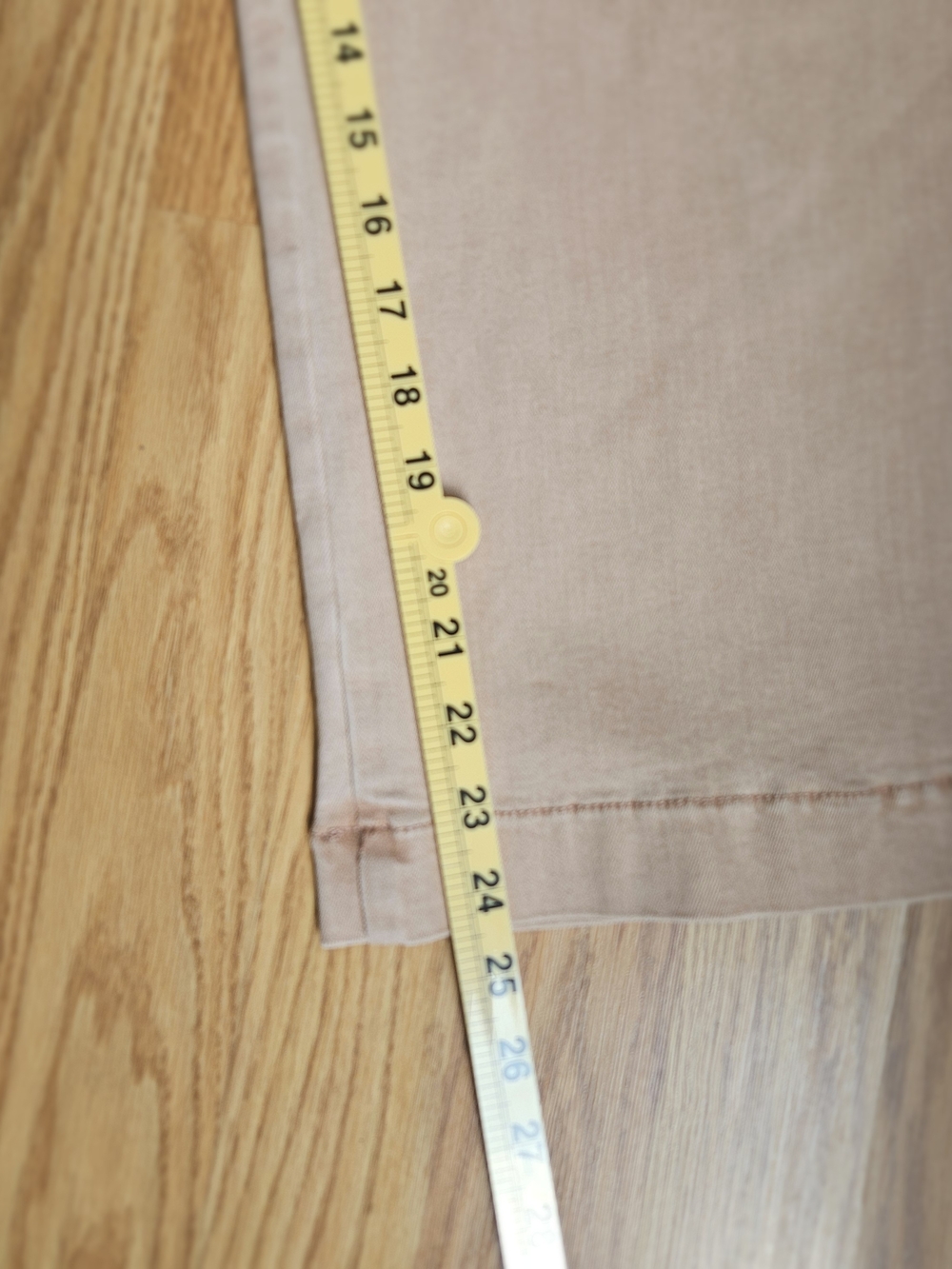 OAT New York High Rise Wide Leg Cropped Pants Dusty Pink Rose Size 12 / 31 - Picture 4 of 16